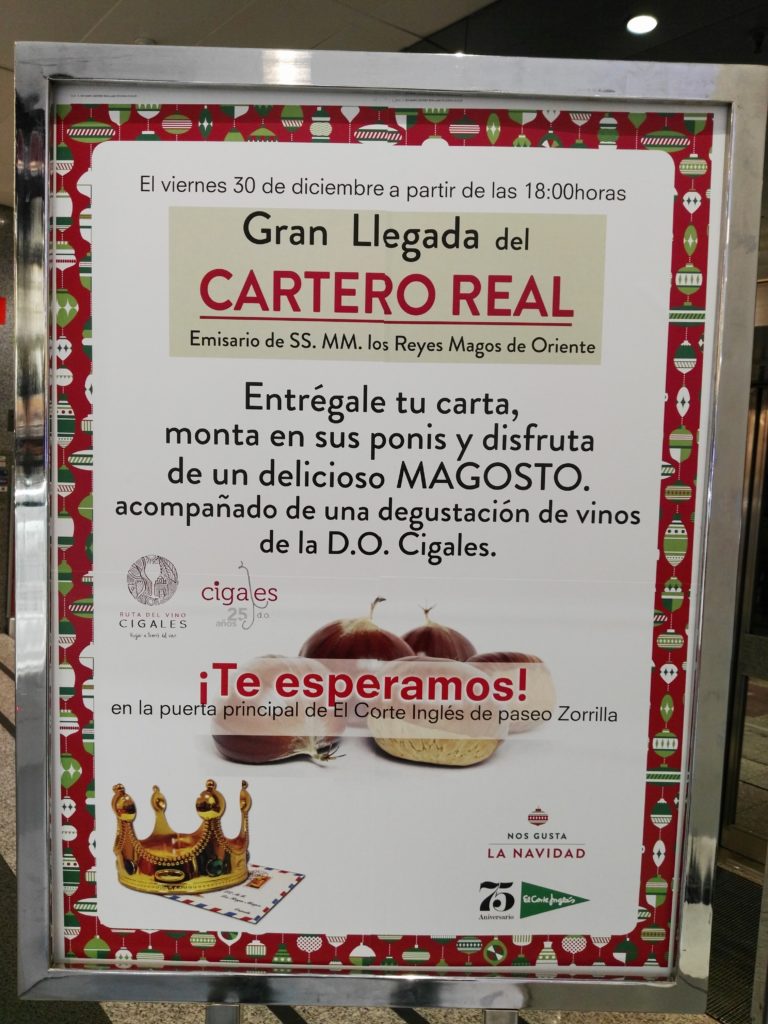 Cartel Magosto con la Ruta del Vino
